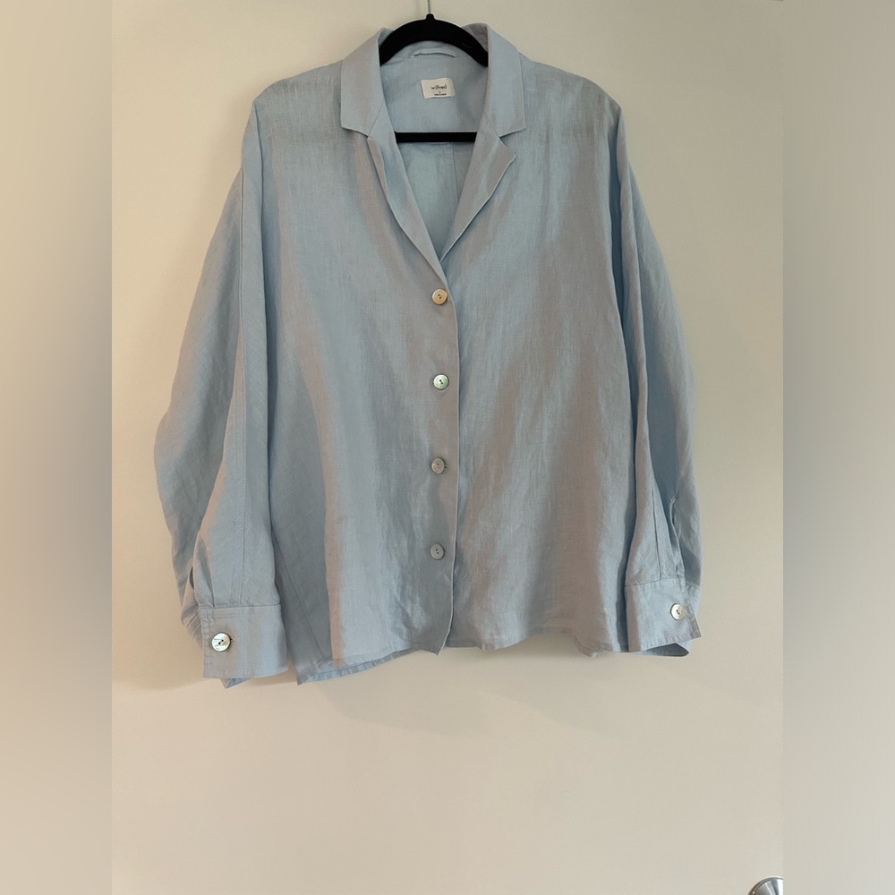 Aritzia linen button up